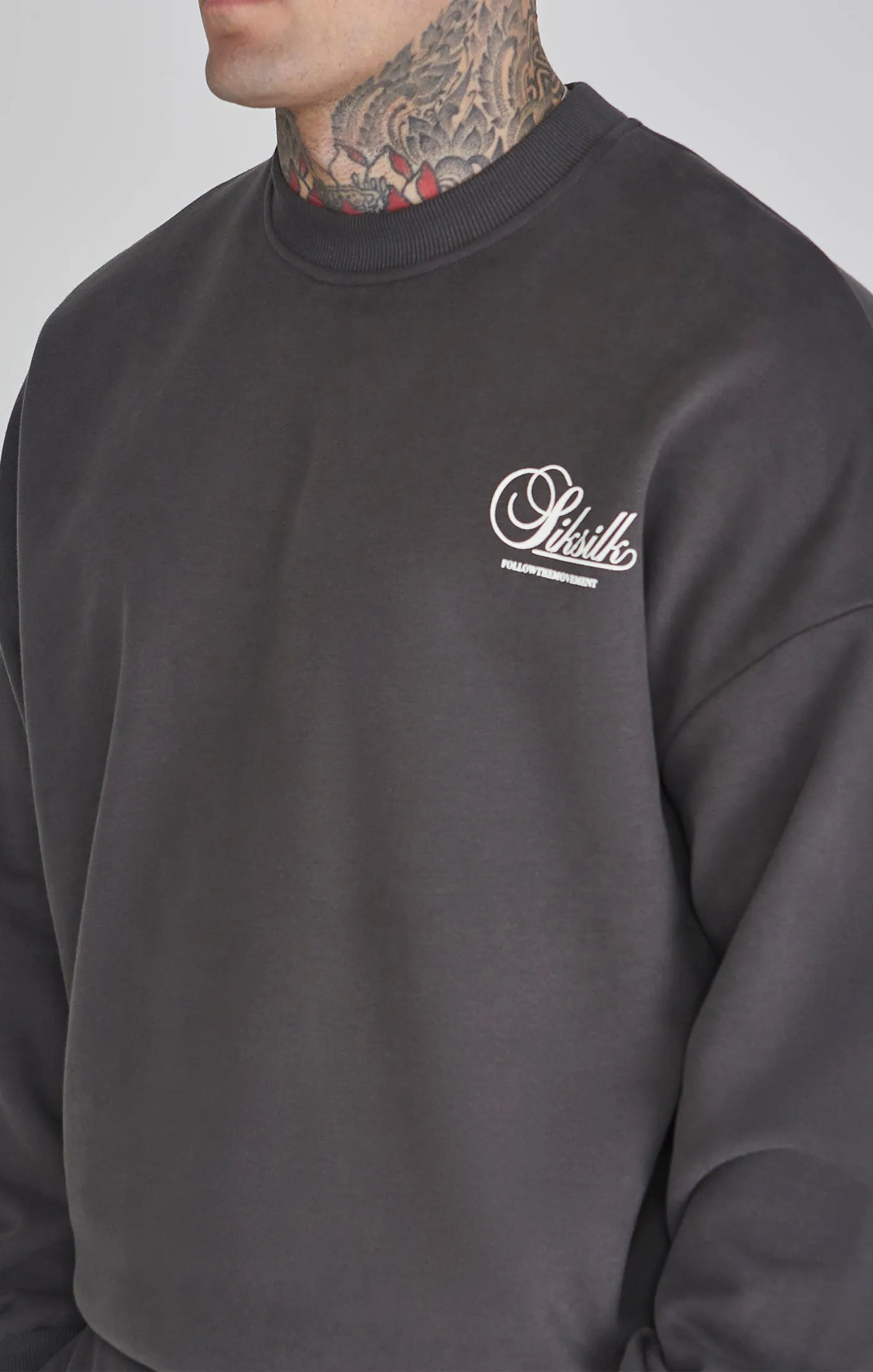 Grey Graphic Sweater sold by Siksilk product image thumbnail 3