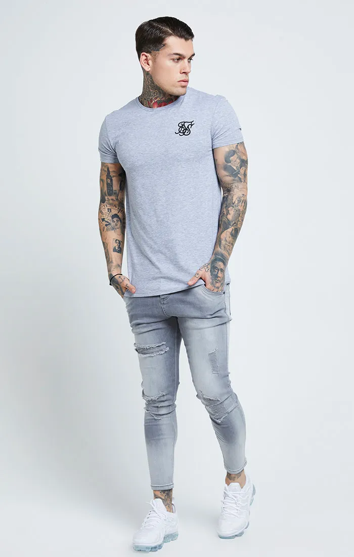 Grey Essential Distressed Skinny Jean sold by Siksilk product image thumbnail 5