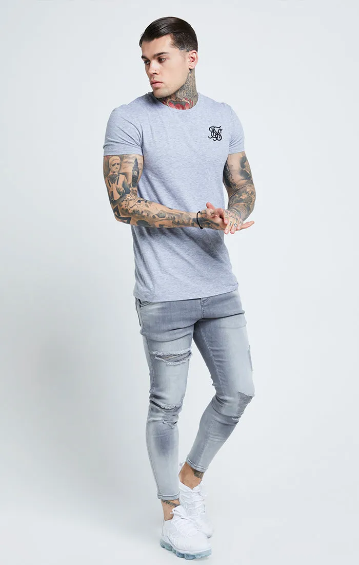Grey Essential Distressed Skinny Jean sold by Siksilk product image thumbnail 4