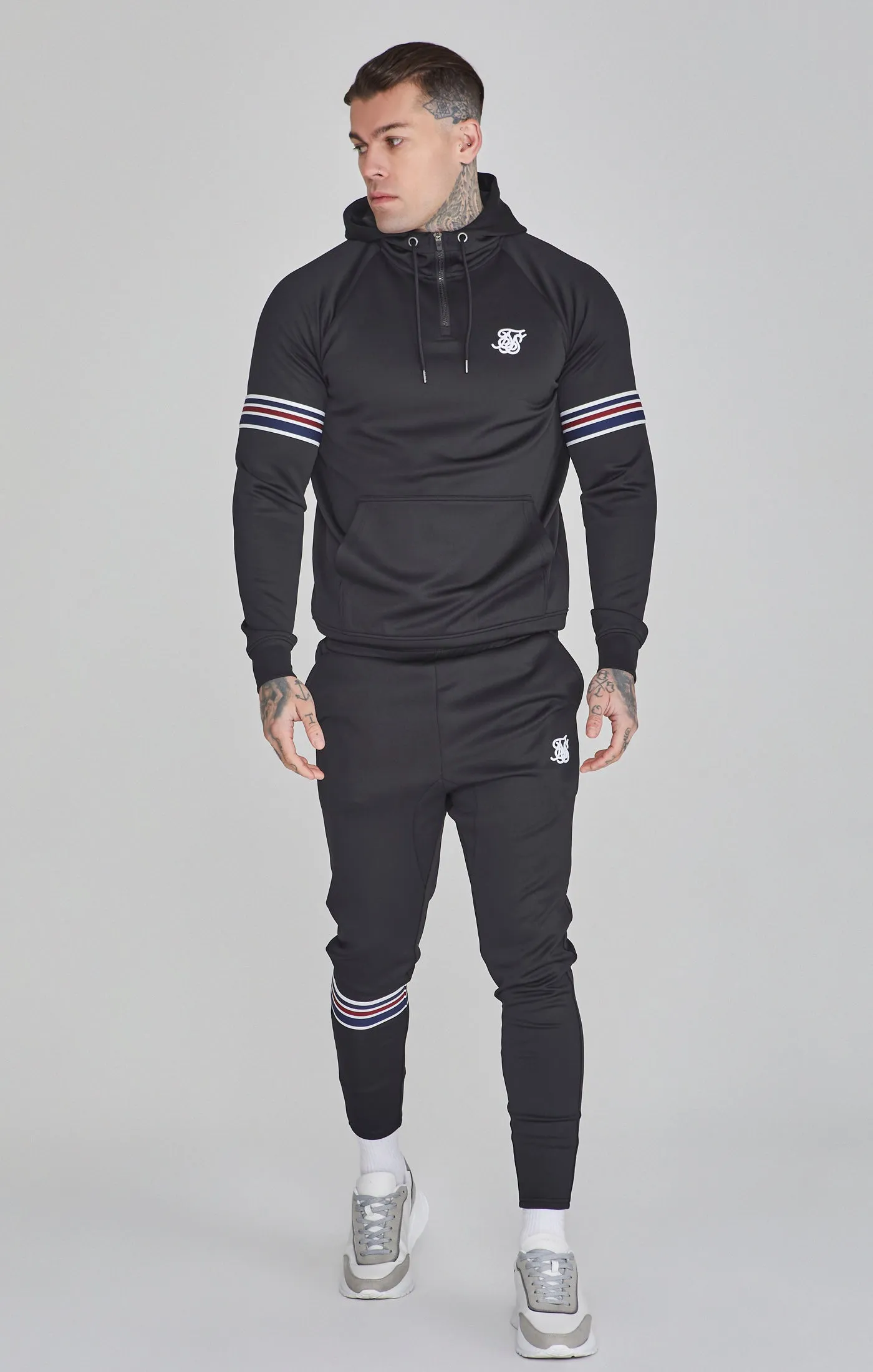Black Muscle Fit Joggers sold by Siksilk product image thumbnail 2