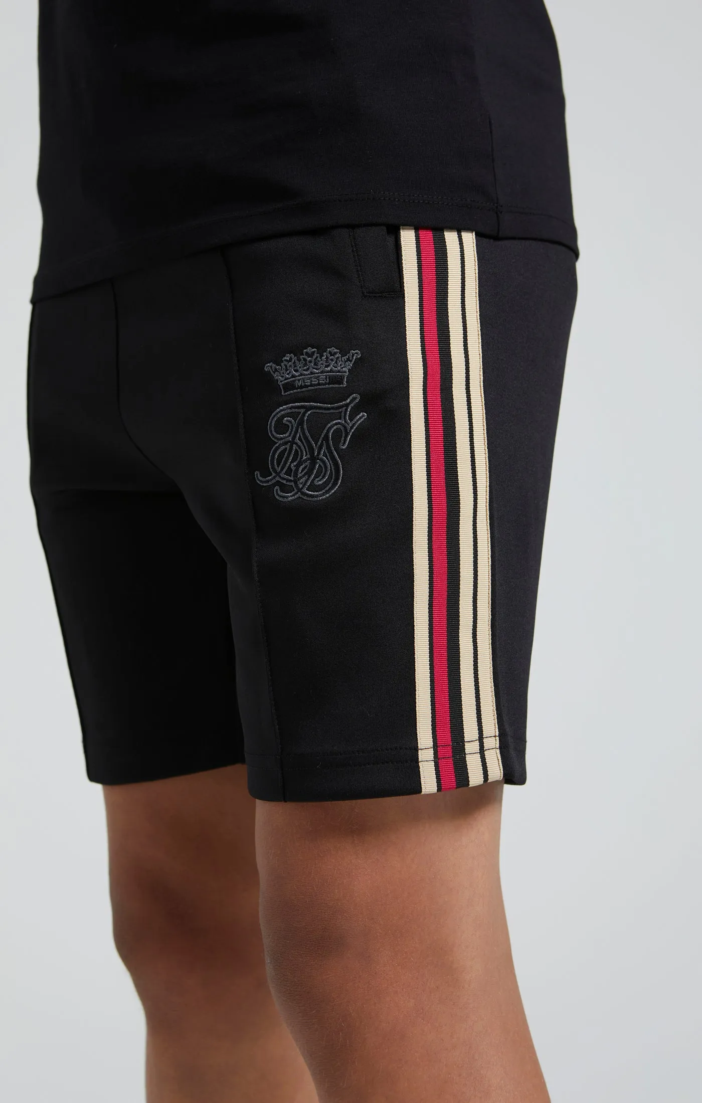Messi x SikSilk Loose Fit Elasticated Shorts - Black sold by Siksilk product image thumbnail 2