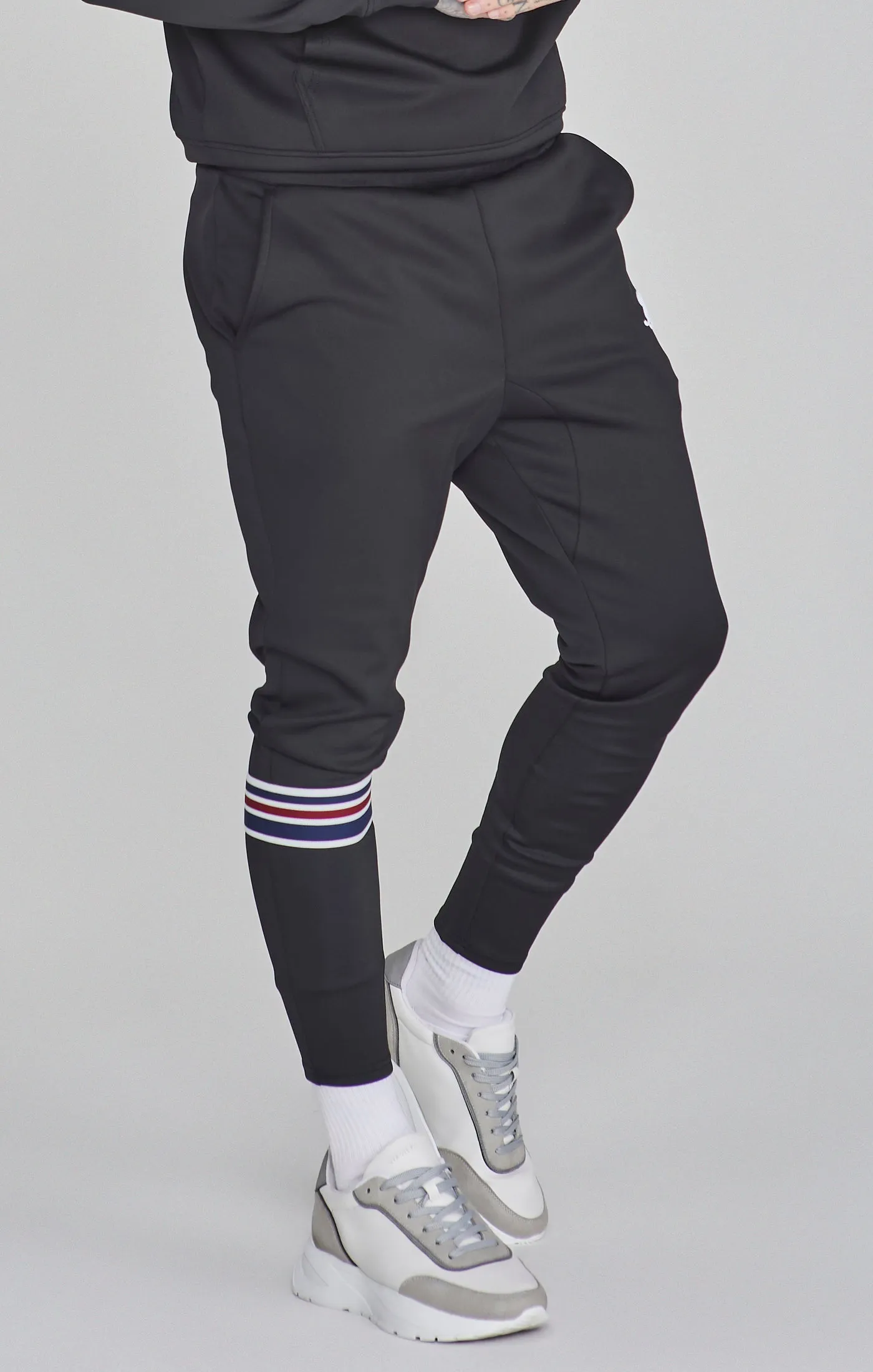 Black Muscle Fit Joggers sold by Siksilk