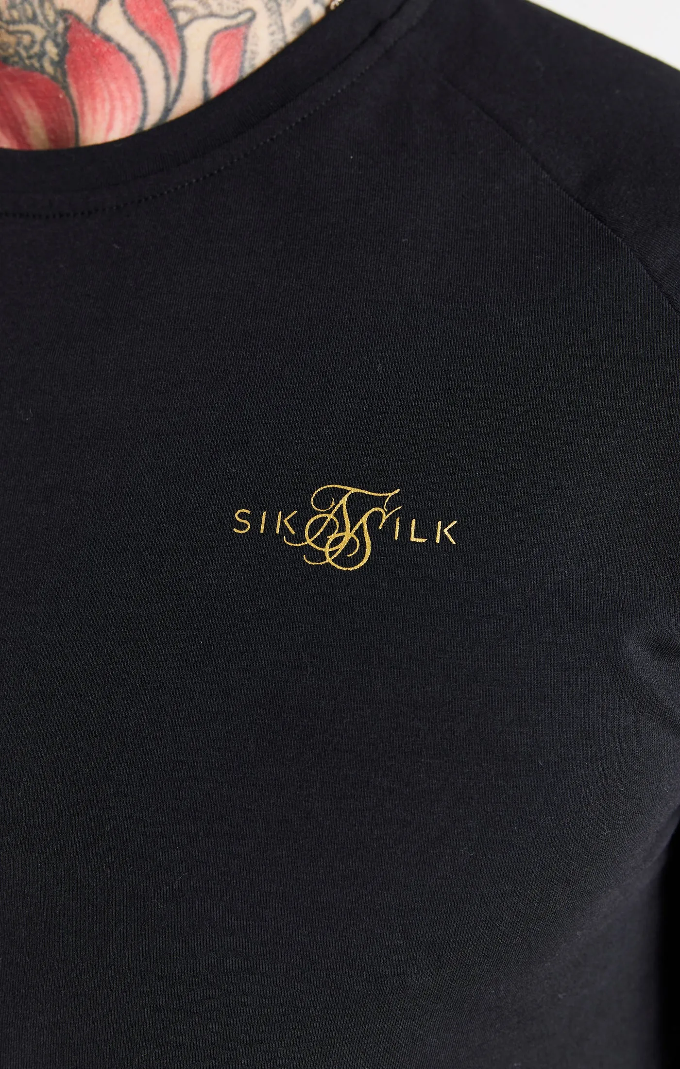 Black Sport Muscle Fit T-Shirt sold by Siksilk product image thumbnail 2