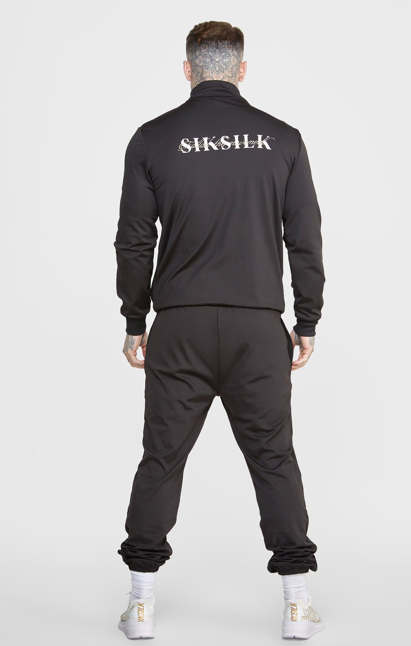 SikSilk Zonal Funnel Neck Zip Through - Black sold by Siksilk product image thumbnail 5