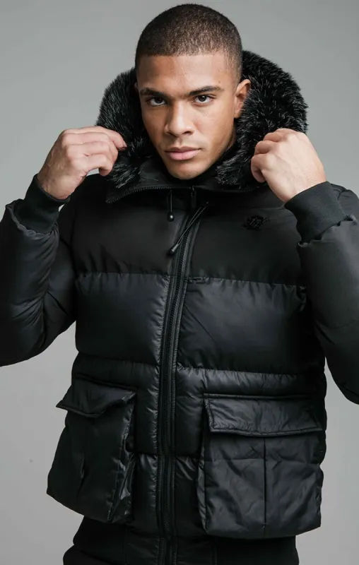 SikSilk Distance Jacket - Black sold by Siksilk