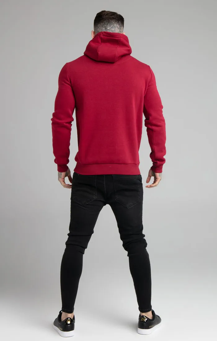 SikSilk Basic Overhead Hoodie - Red sold by Siksilk product image thumbnail 5