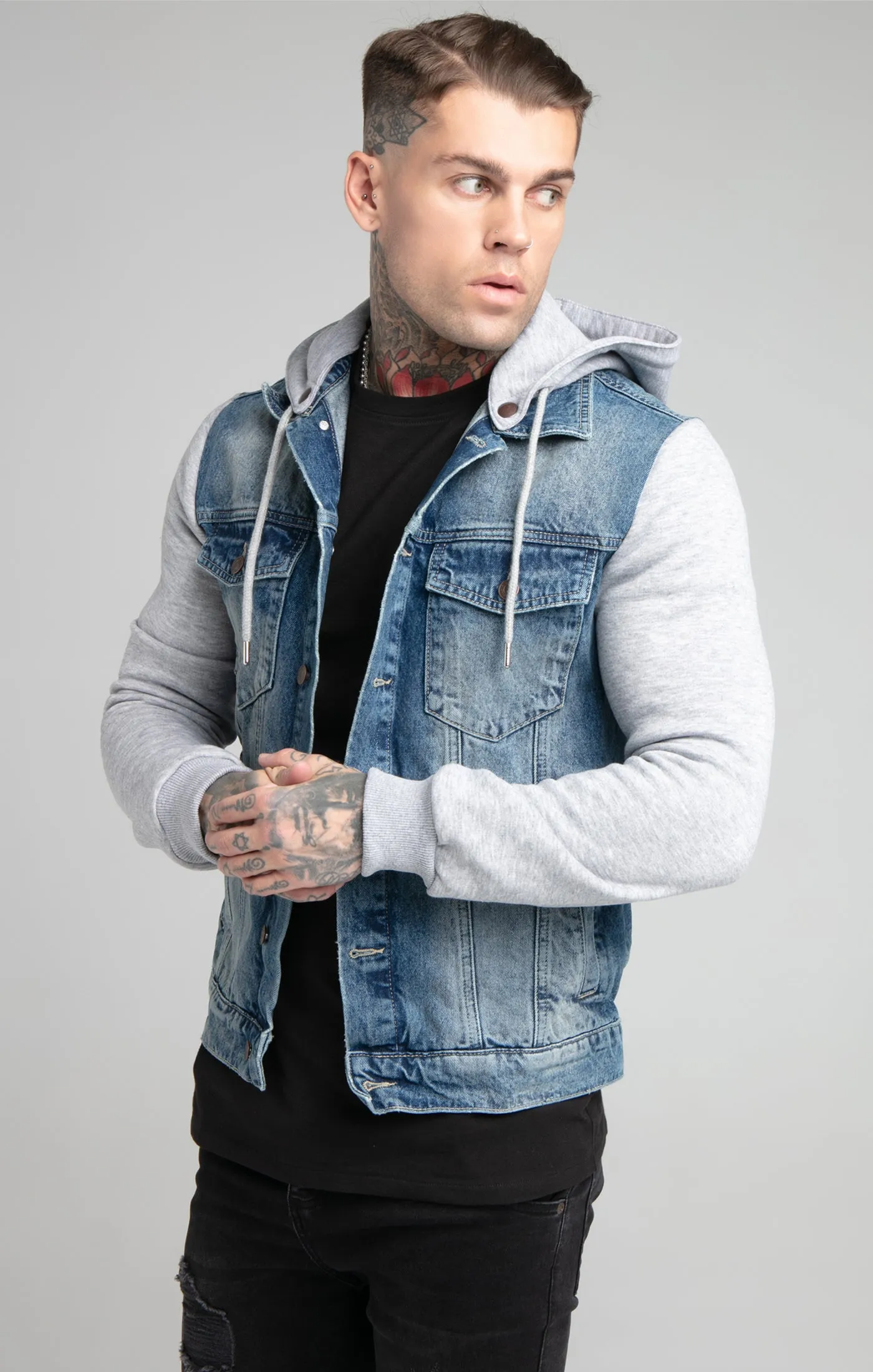 Blue Denim Jacket sold by Siksilk