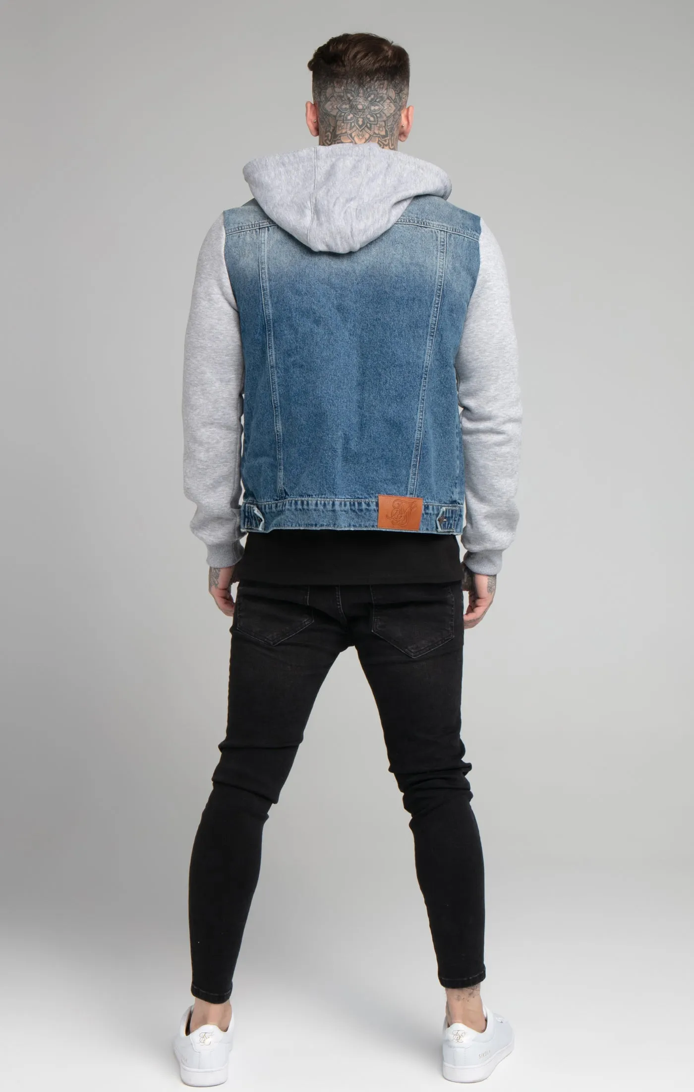 Blue Denim Jacket sold by Siksilk product image thumbnail 5