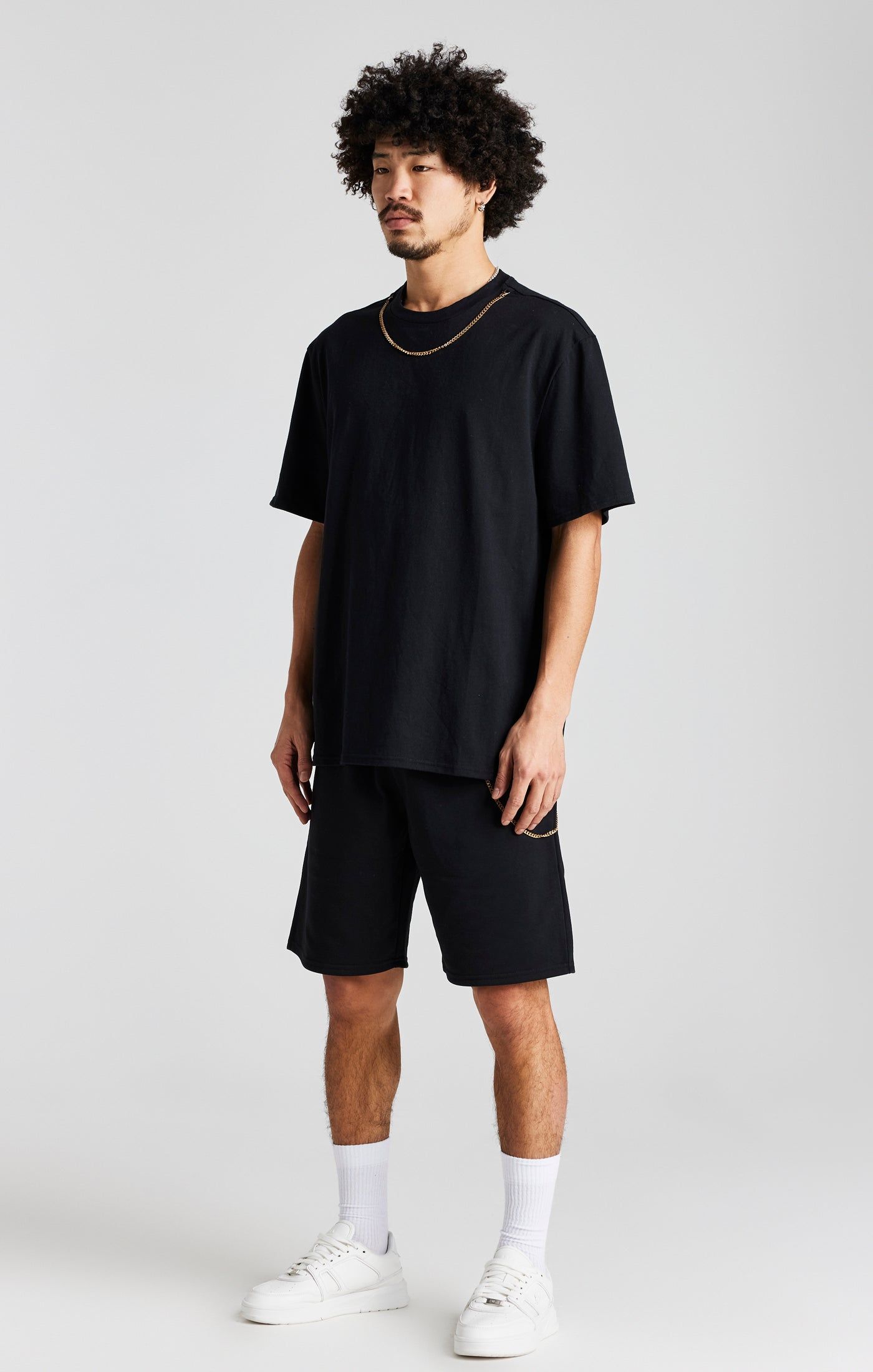 Black Chain Loose Fit Short sold by Siksilk product image thumbnail 3