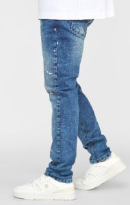 Blue Bleached Slim Fit Denim sold by Siksilk