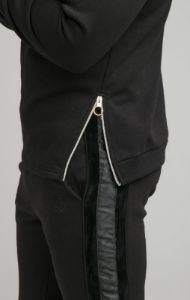 Black Opulent Crew Neck Sweatshirt sold by Siksilk