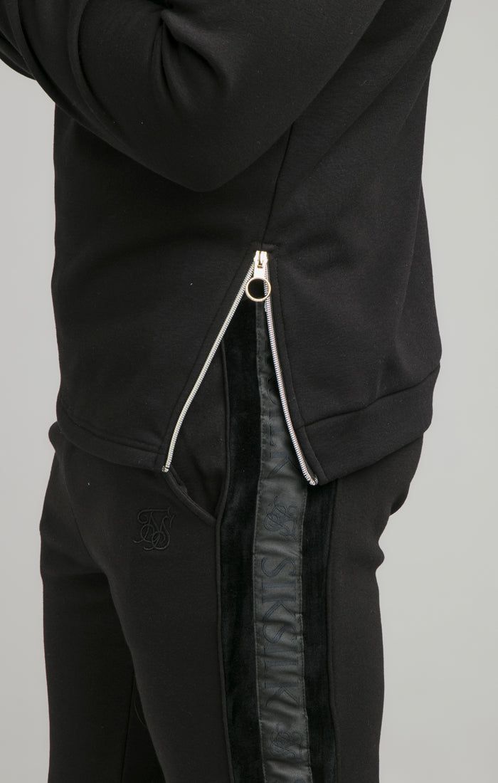 Black Opulent Crew Neck Sweatshirt sold by Siksilk product image thumbnail 4