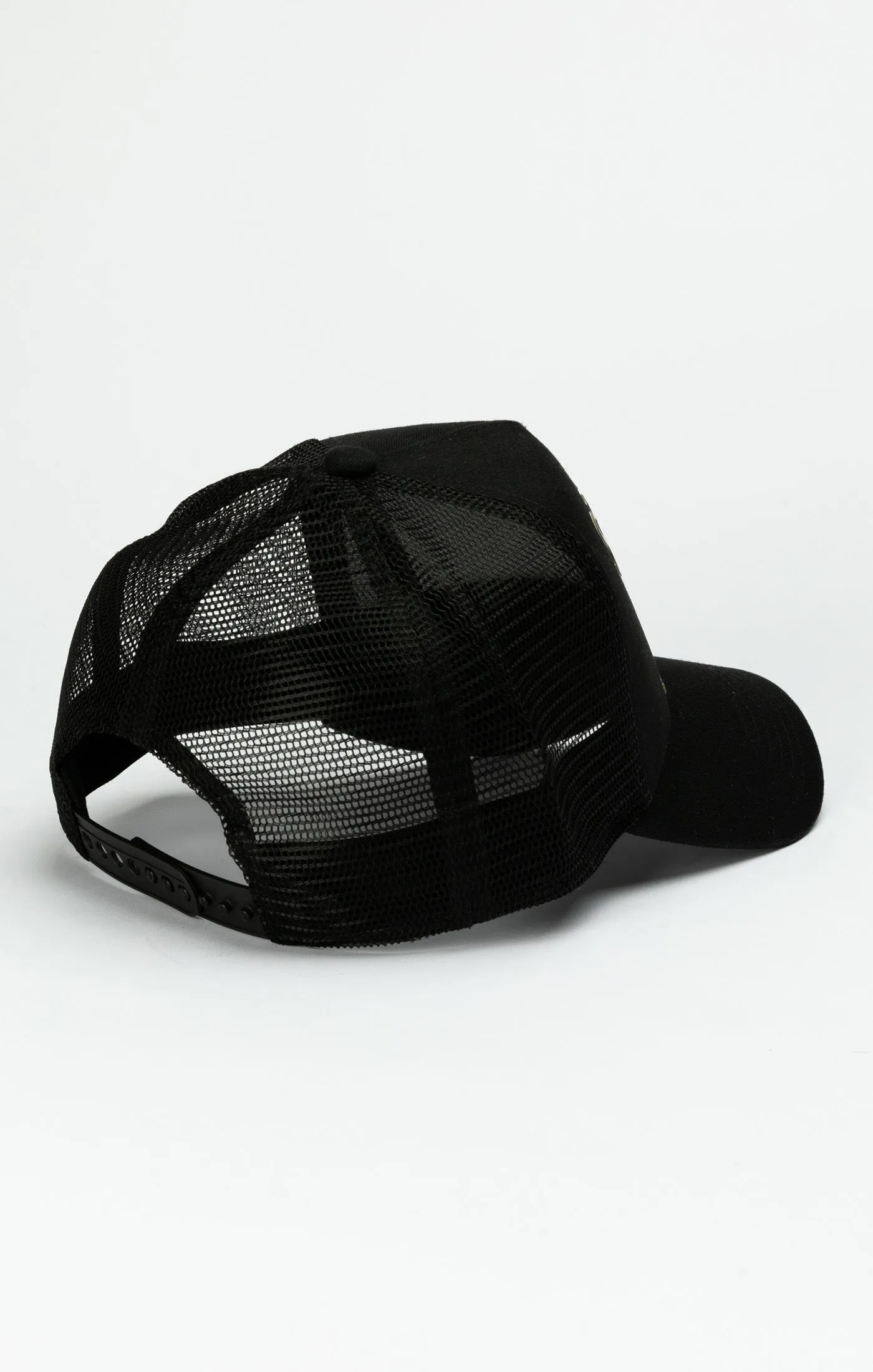 Black 89 Foam Mesh Trucker Cap sold by Siksilk product image thumbnail 3