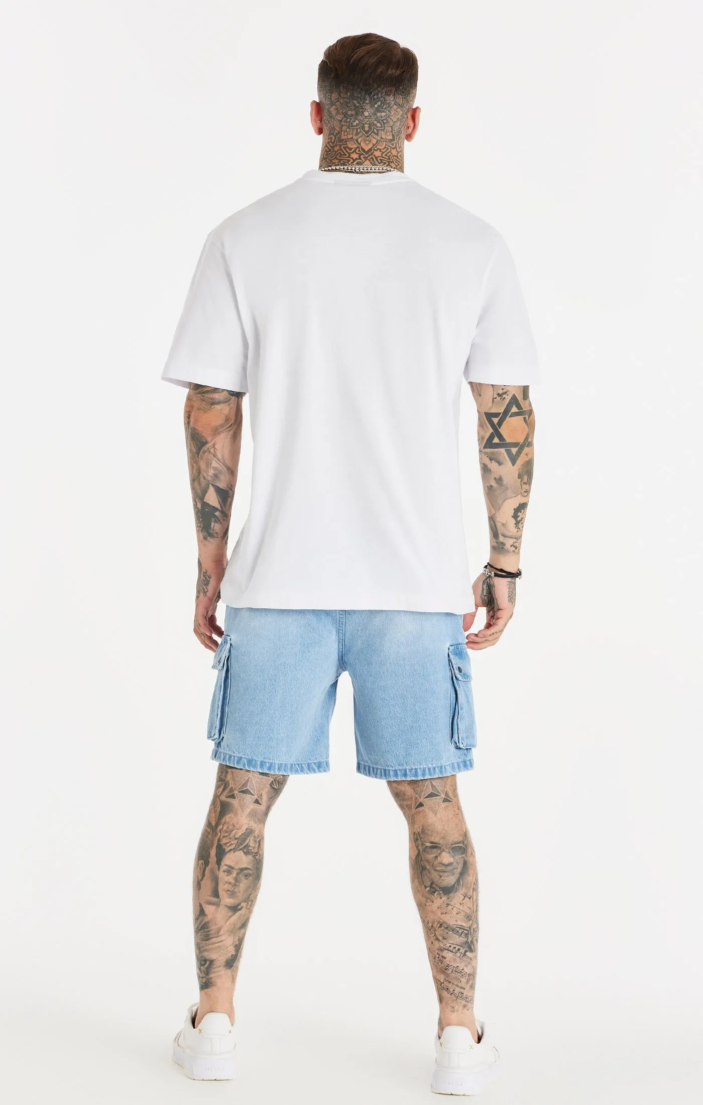 White Rhinestone Oversized T-Shirt sold by Siksilk product image thumbnail 5