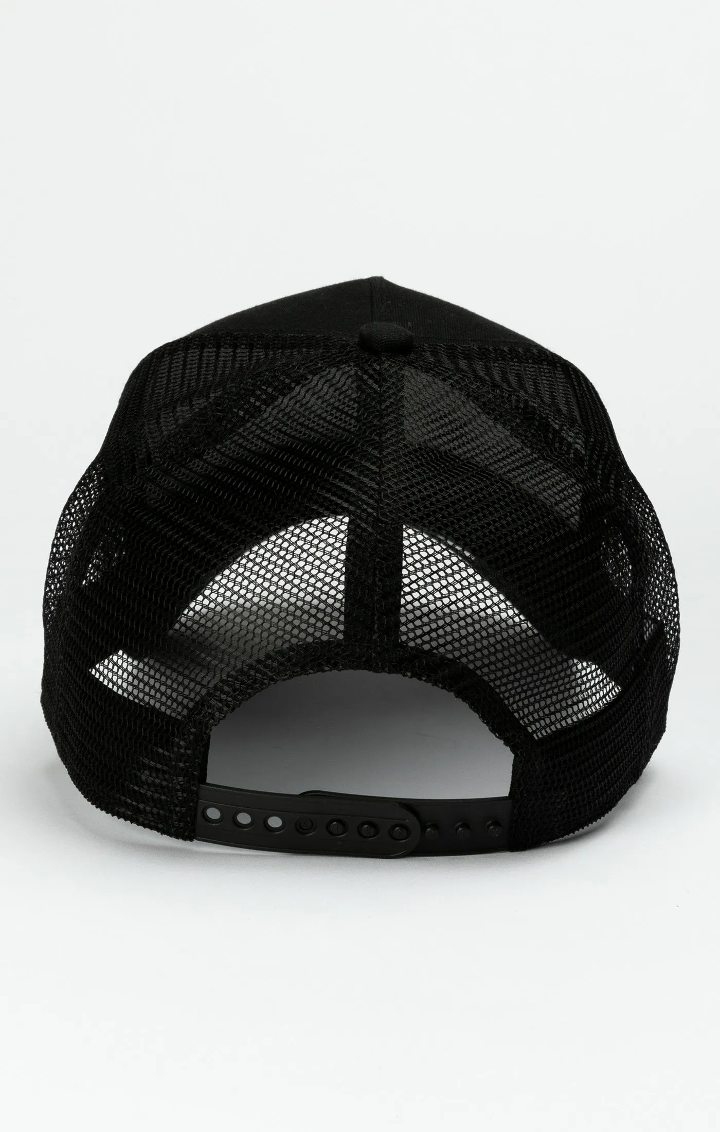Black 89 Foam Mesh Trucker Cap sold by Siksilk product image thumbnail 4