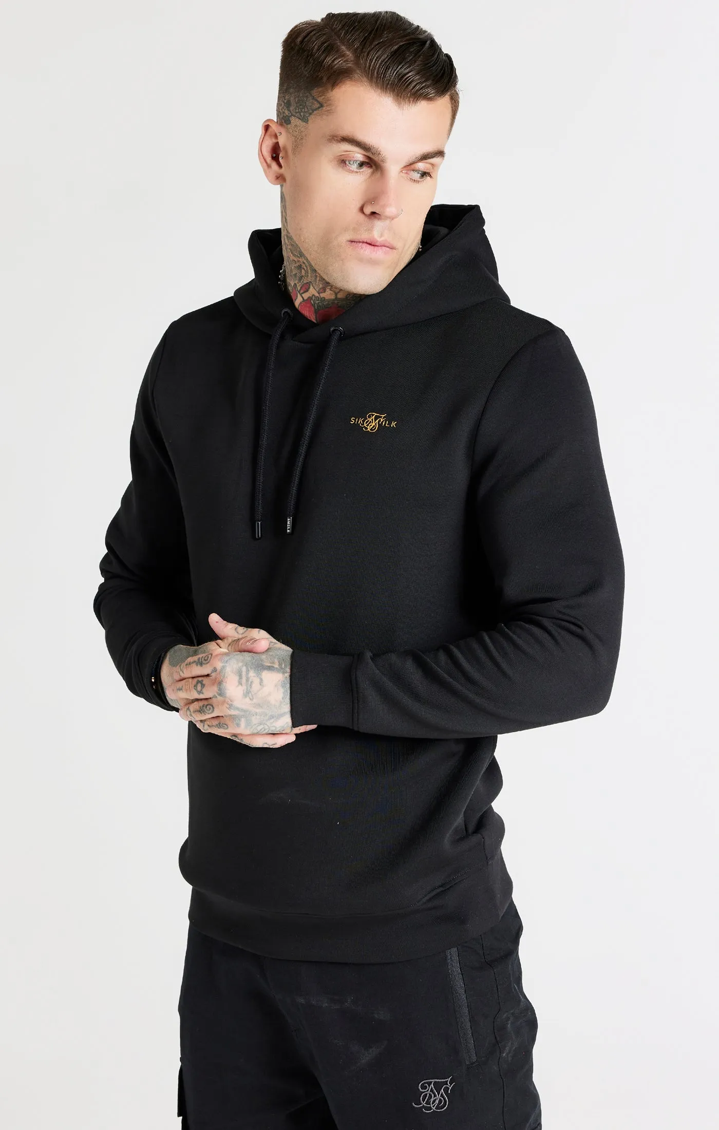 Black Overhead Sport Hoodie sold by Siksilk