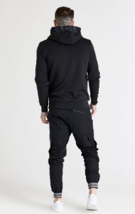 Black Overhead Sport Hoodie sold by Siksilk