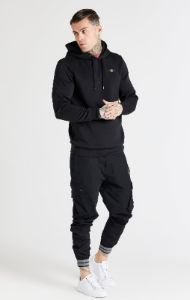 Black Overhead Sport Hoodie sold by Siksilk