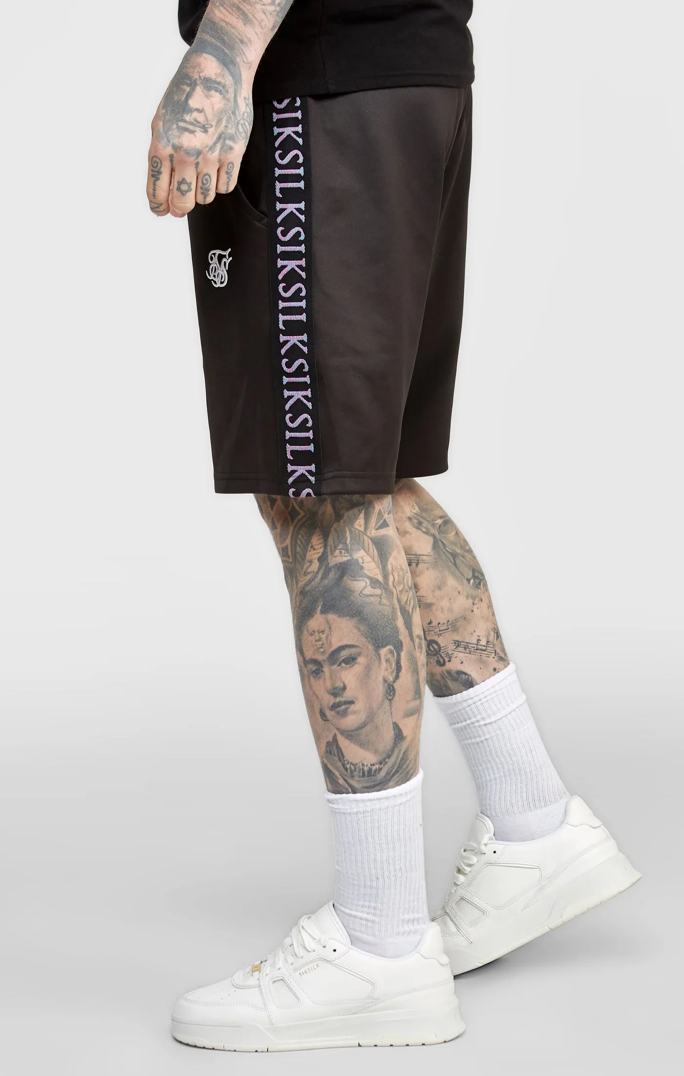Black Taped Short sold by Siksilk product image thumbnail 2