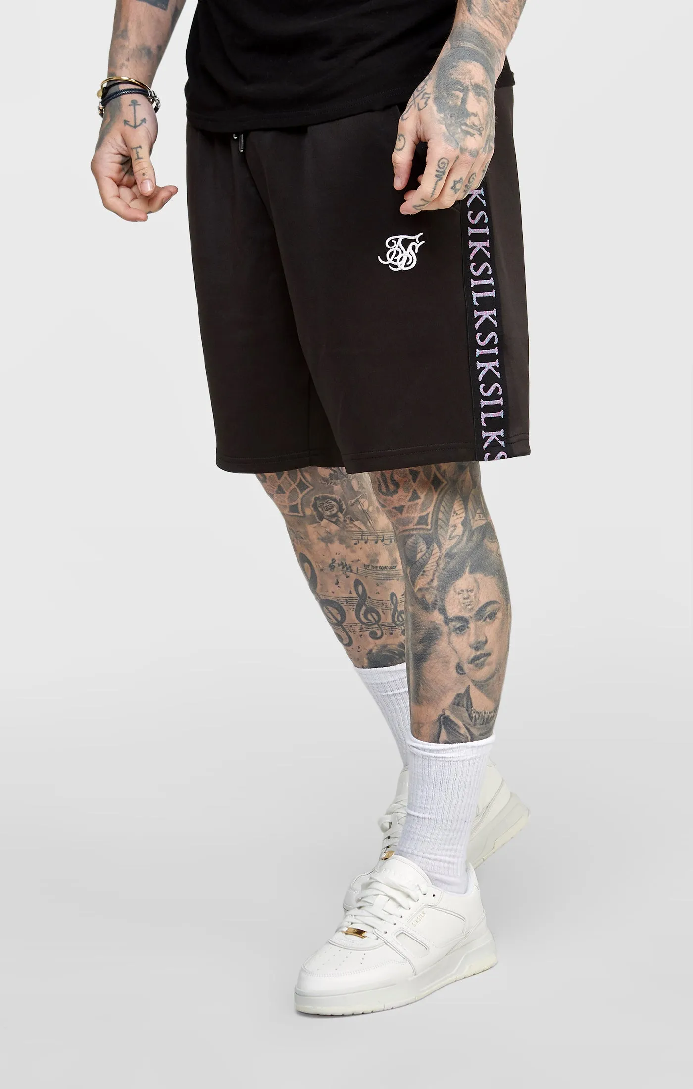 Black Taped Short sold by Siksilk