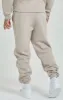 Beige Panelled Relaxed Fit Joggers sold by Siksilk