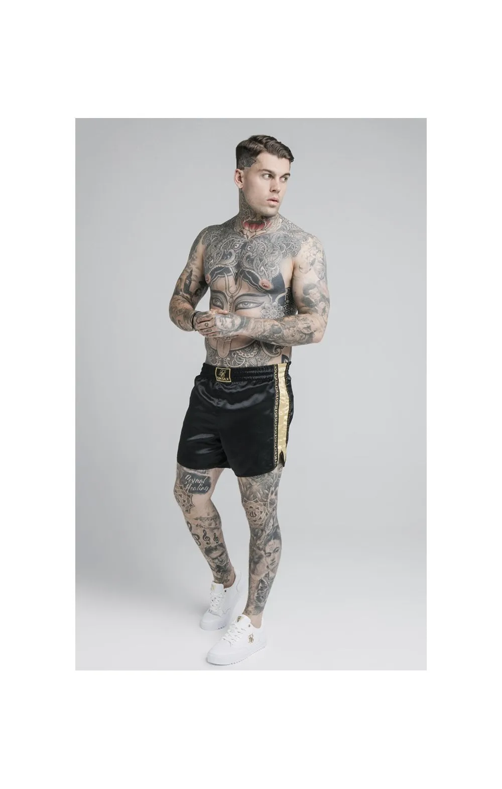 Black Satin Short sold by Siksilk product image thumbnail 3