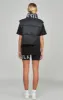Black Cycle Short With Print Detail sold by Siksilk