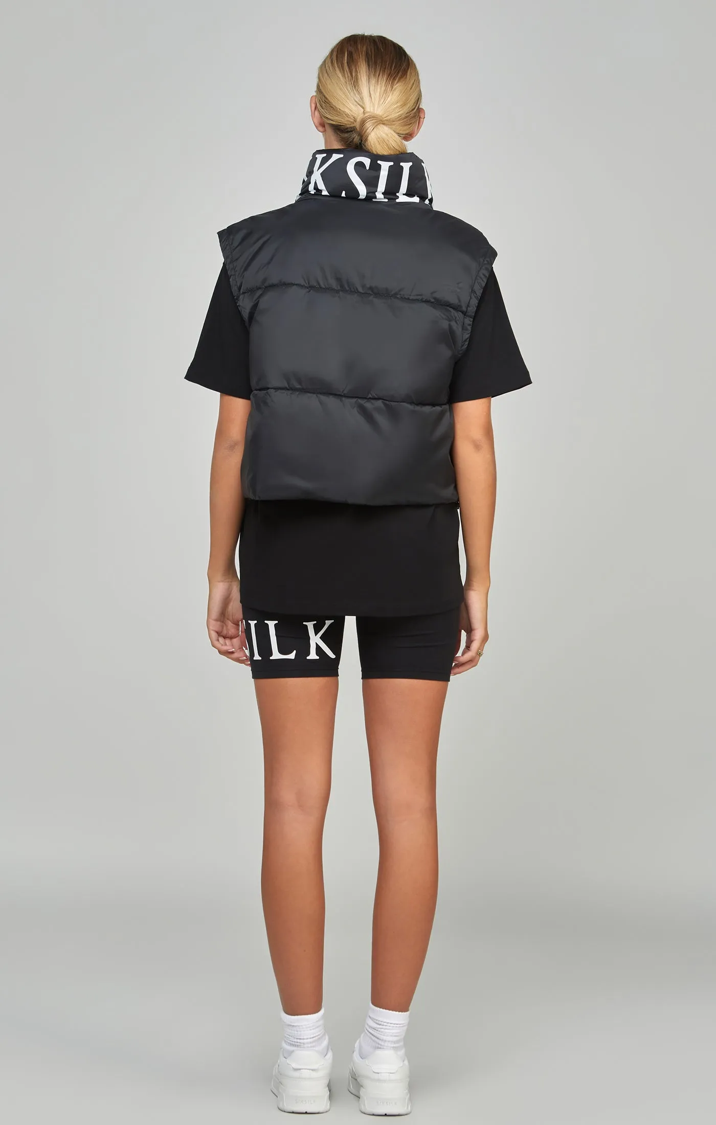 Black Cycle Short With Print Detail sold by Siksilk product image thumbnail 5