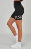 Black Cycle Short With Print Detail sold by Siksilk