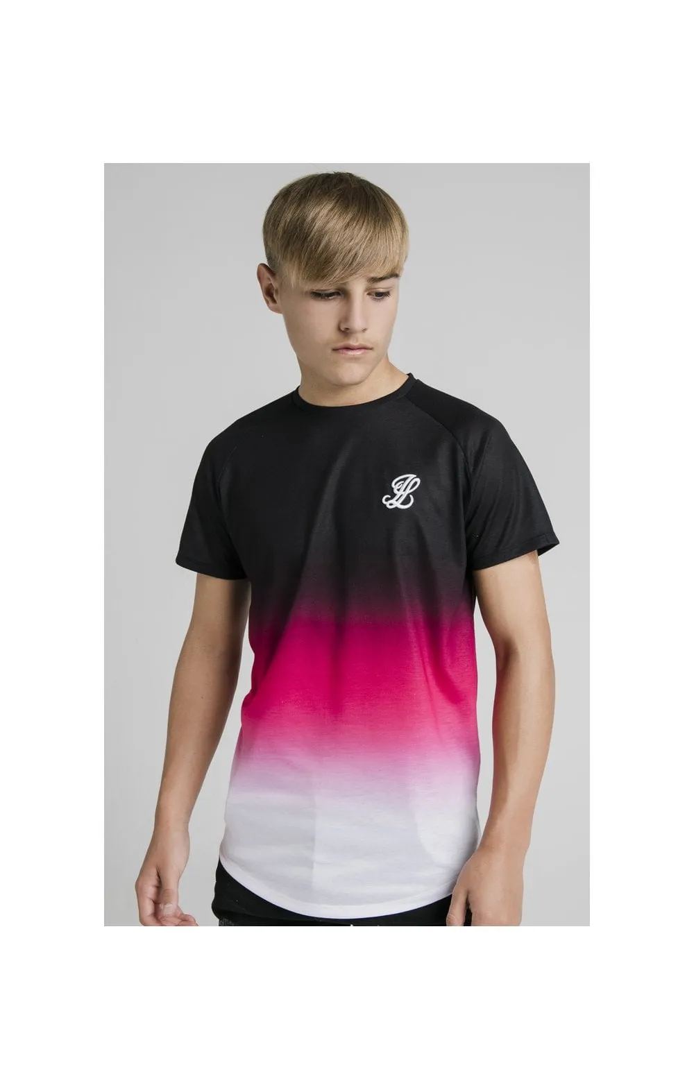 Illusive London Triple Fade Tee – Pink sold by Siksilk