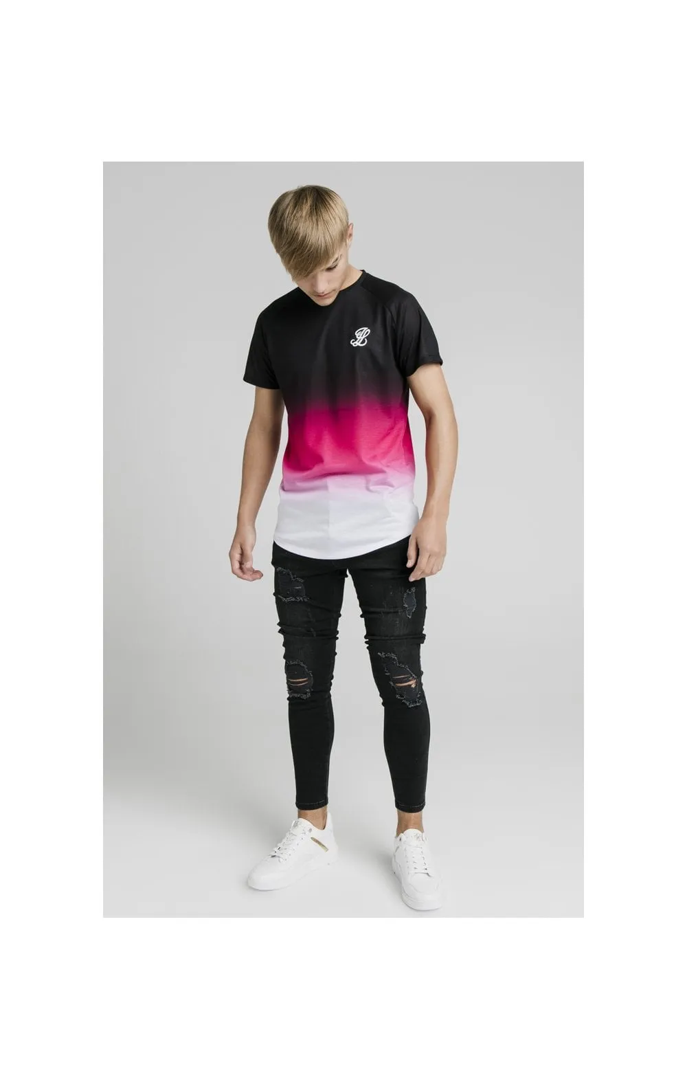 Illusive London Triple Fade Tee – Pink sold by Siksilk product image thumbnail 2