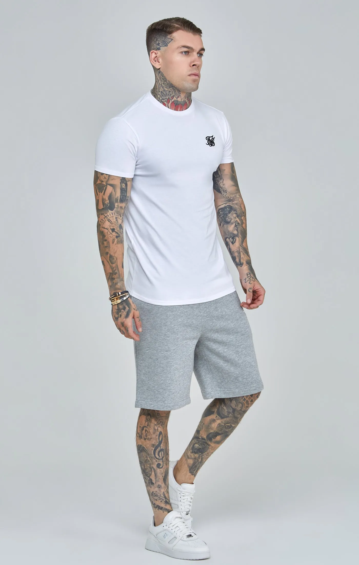 White Essentials T-Shirt sold by Siksilk product image thumbnail 4