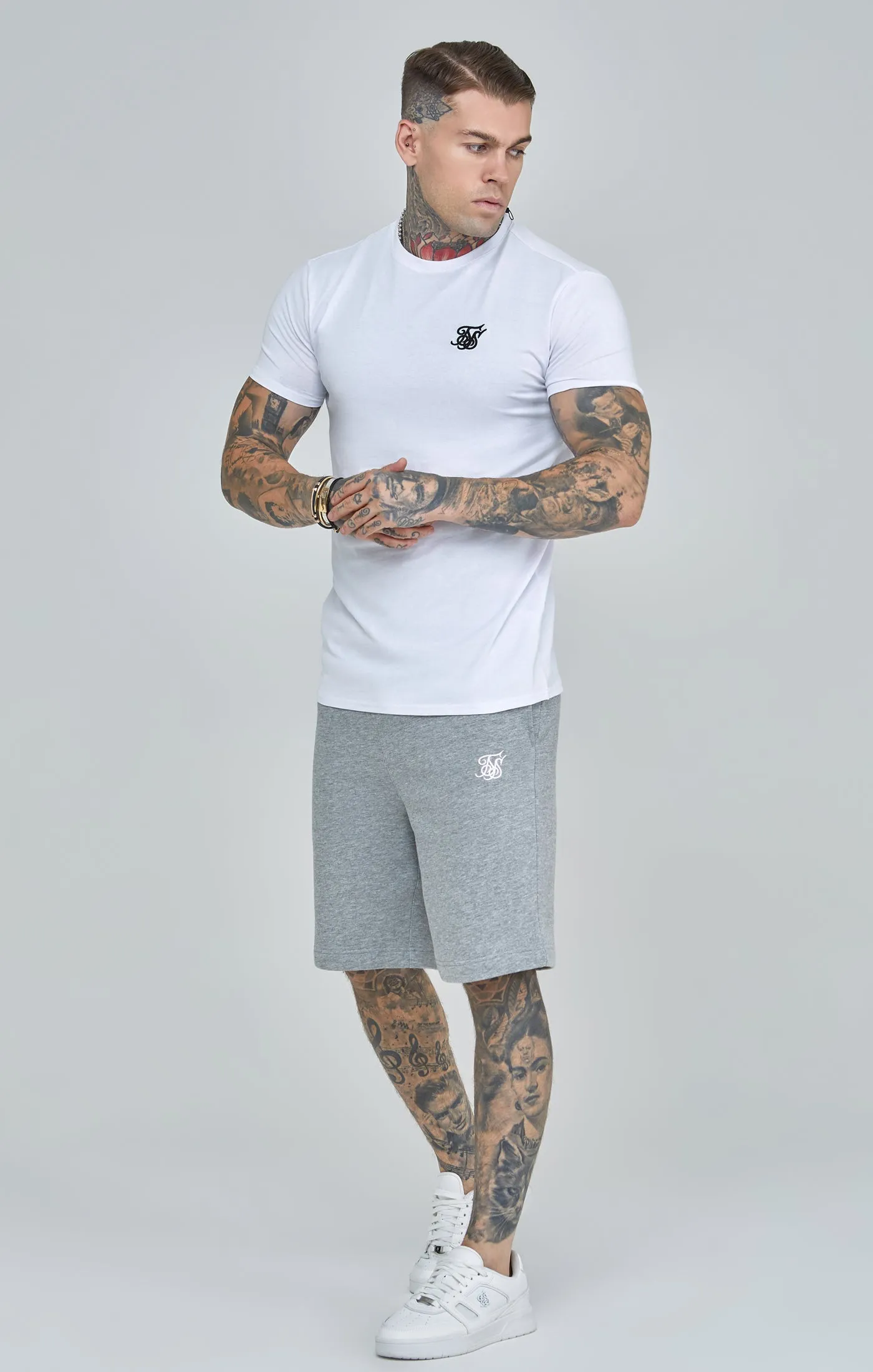White Essentials T-Shirt sold by Siksilk product image thumbnail 2