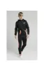 Illusive London Back Tape Zip Through Hoodie - Black sold by Siksilk