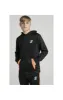 Illusive London Back Tape Zip Through Hoodie - Black sold by Siksilk
