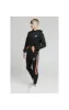 Illusive London Back Tape Zip Through Hoodie - Black sold by Siksilk