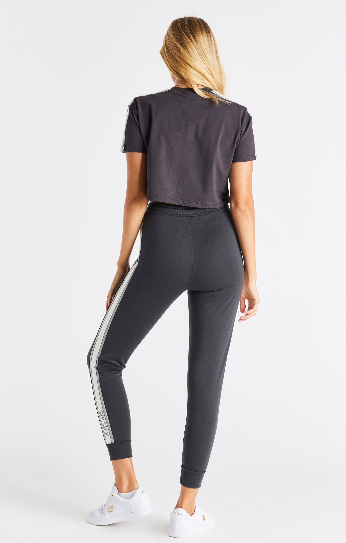 Grey Crop T-Shirt sold by Siksilk product image thumbnail 6