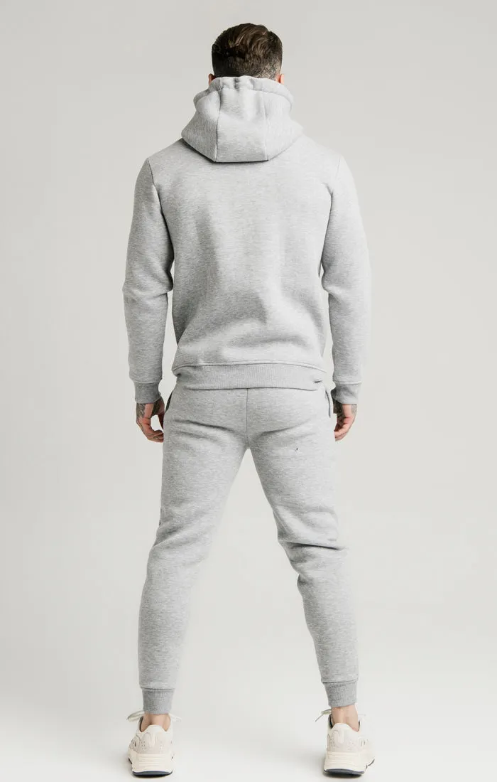 Grey Marl Zip-Thru Hoodie sold by Siksilk product image thumbnail 5