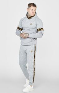 Grey Marl Overhead Hoodie sold by Siksilk