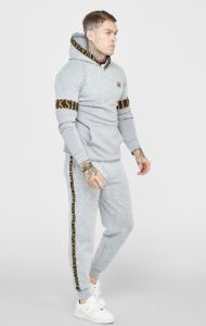 Grey Marl Overhead Hoodie sold by Siksilk