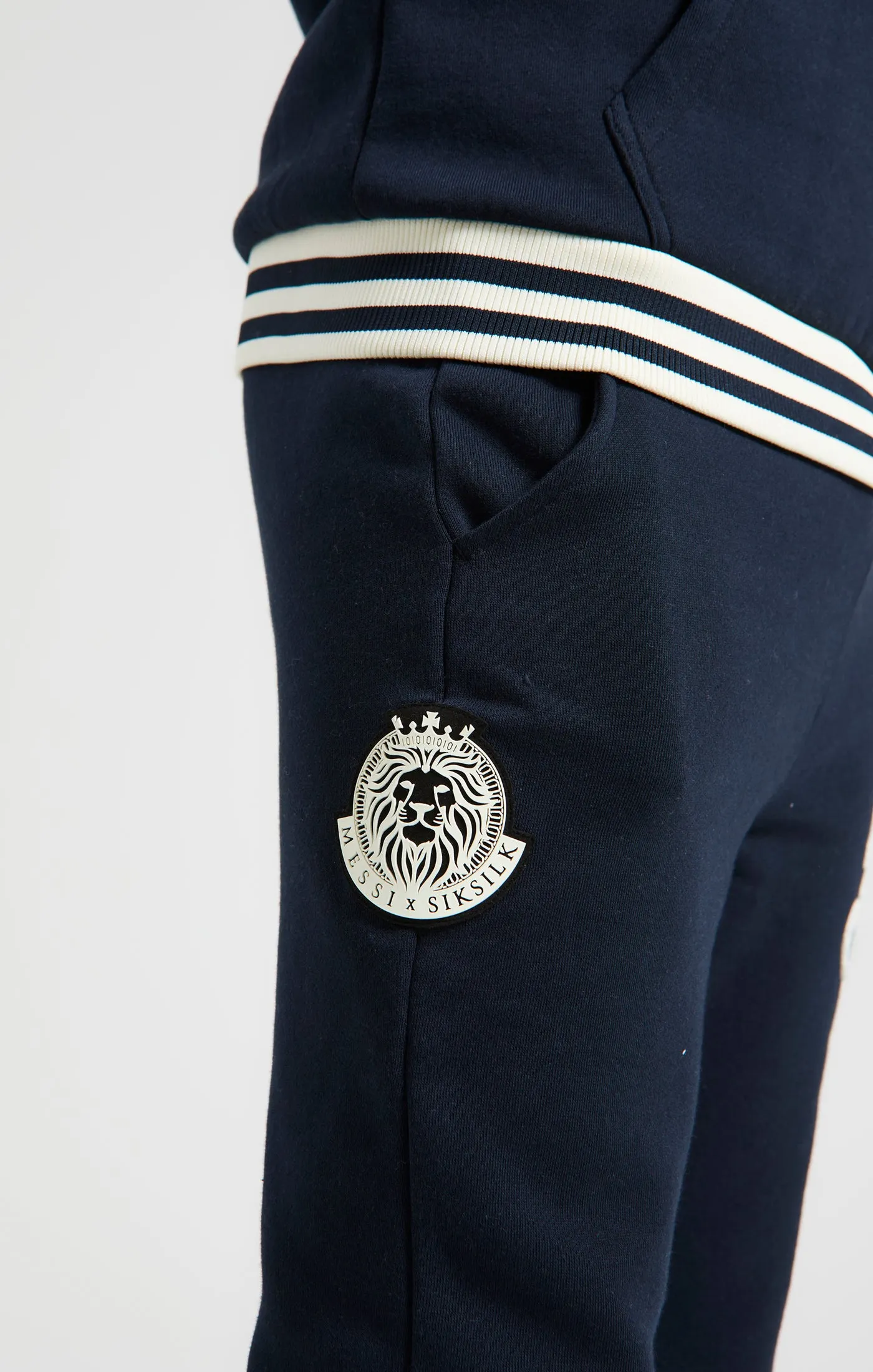 Boys Messi x SikSilk Navy Logo Pant sold by Siksilk product image thumbnail 5