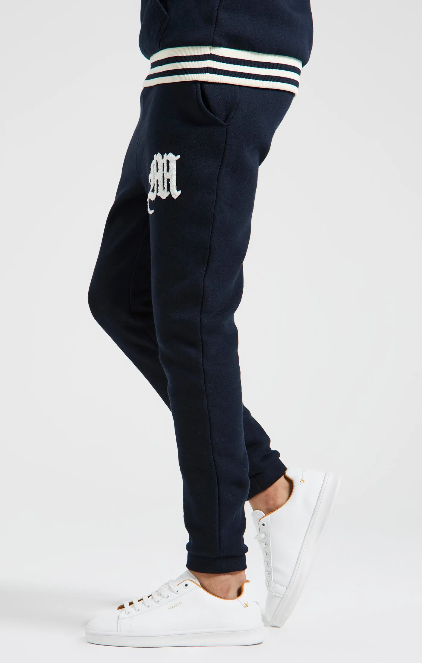 Boys Messi x SikSilk Navy Logo Pant sold by Siksilk product image thumbnail 2