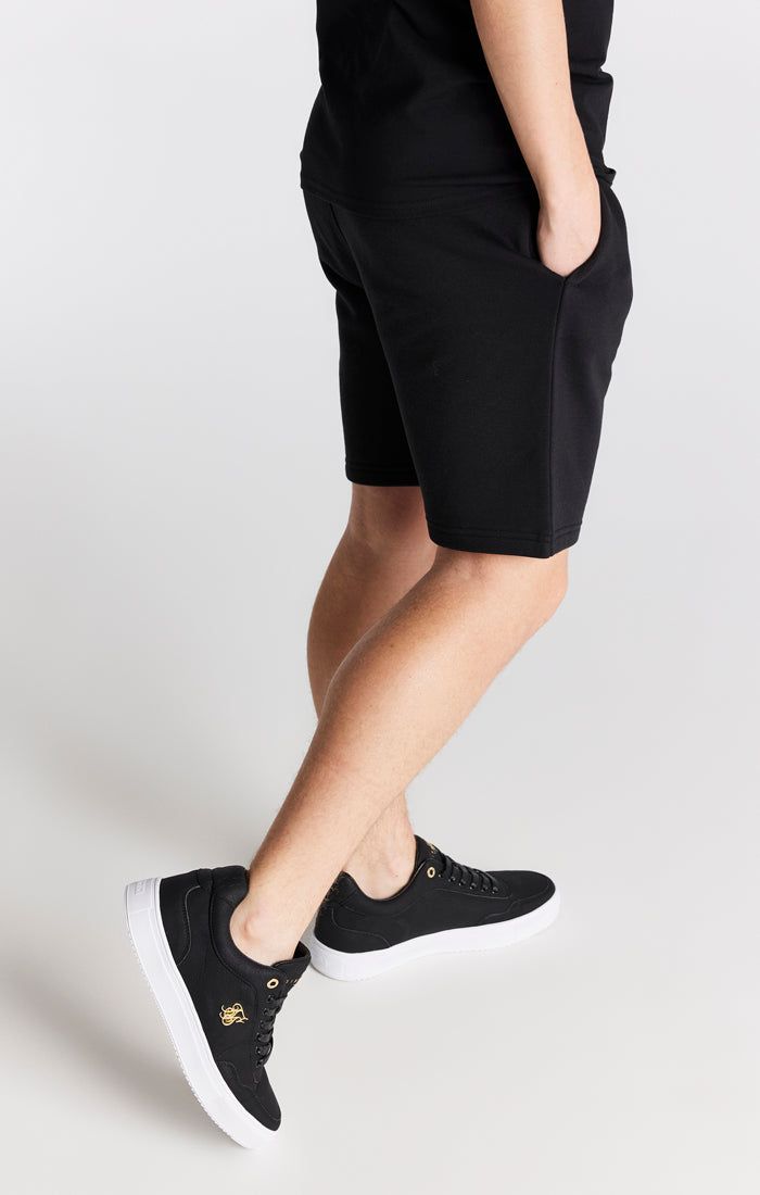 Boys Black Essentials Fleece Short sold by Siksilk product image thumbnail 2