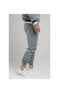 SikSilk Crushed Nylon Pants - Grey sold by Siksilk
