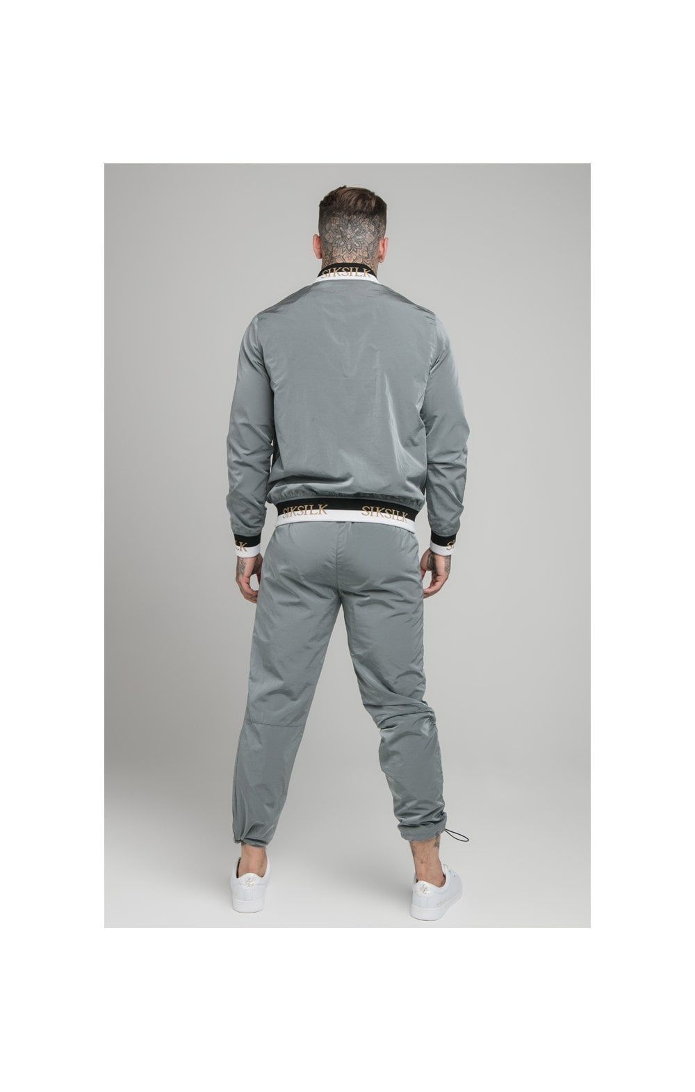 SikSilk Crushed Nylon Pants - Grey sold by Siksilk product image thumbnail 6