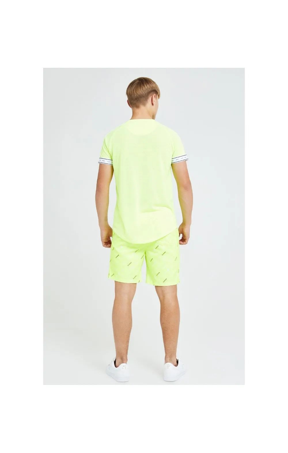 Illusive London Fade Panel Tech Tee - Neon Yellow sold by Siksilk product image thumbnail 5