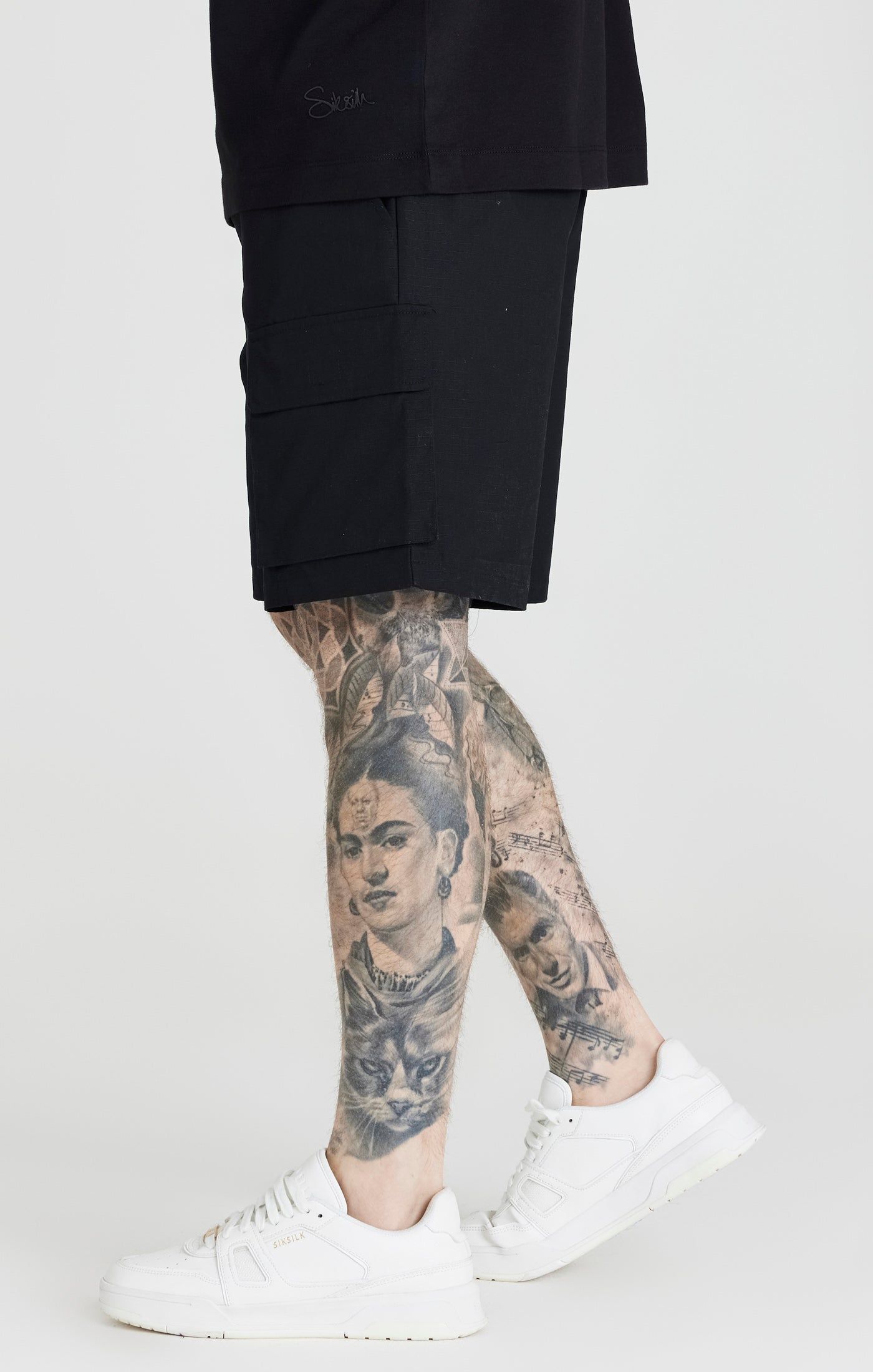 Black Ripstop Cargo Short sold by Siksilk product image thumbnail 2