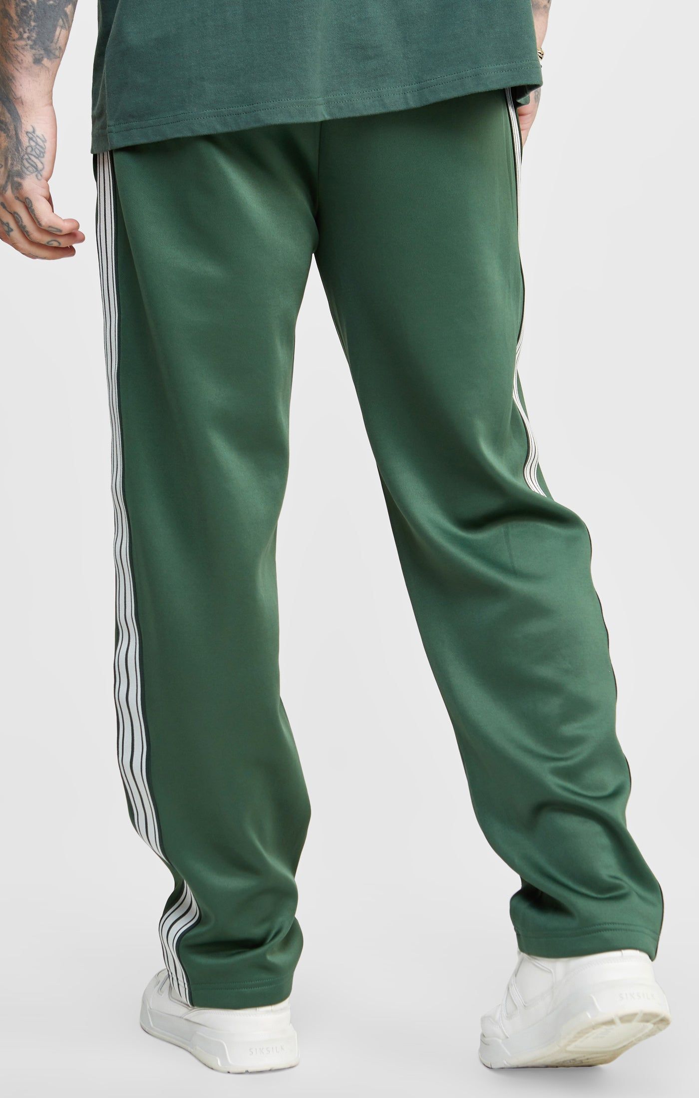 Green Smart Straight Leg Track Pant sold by Siksilk product image thumbnail 4