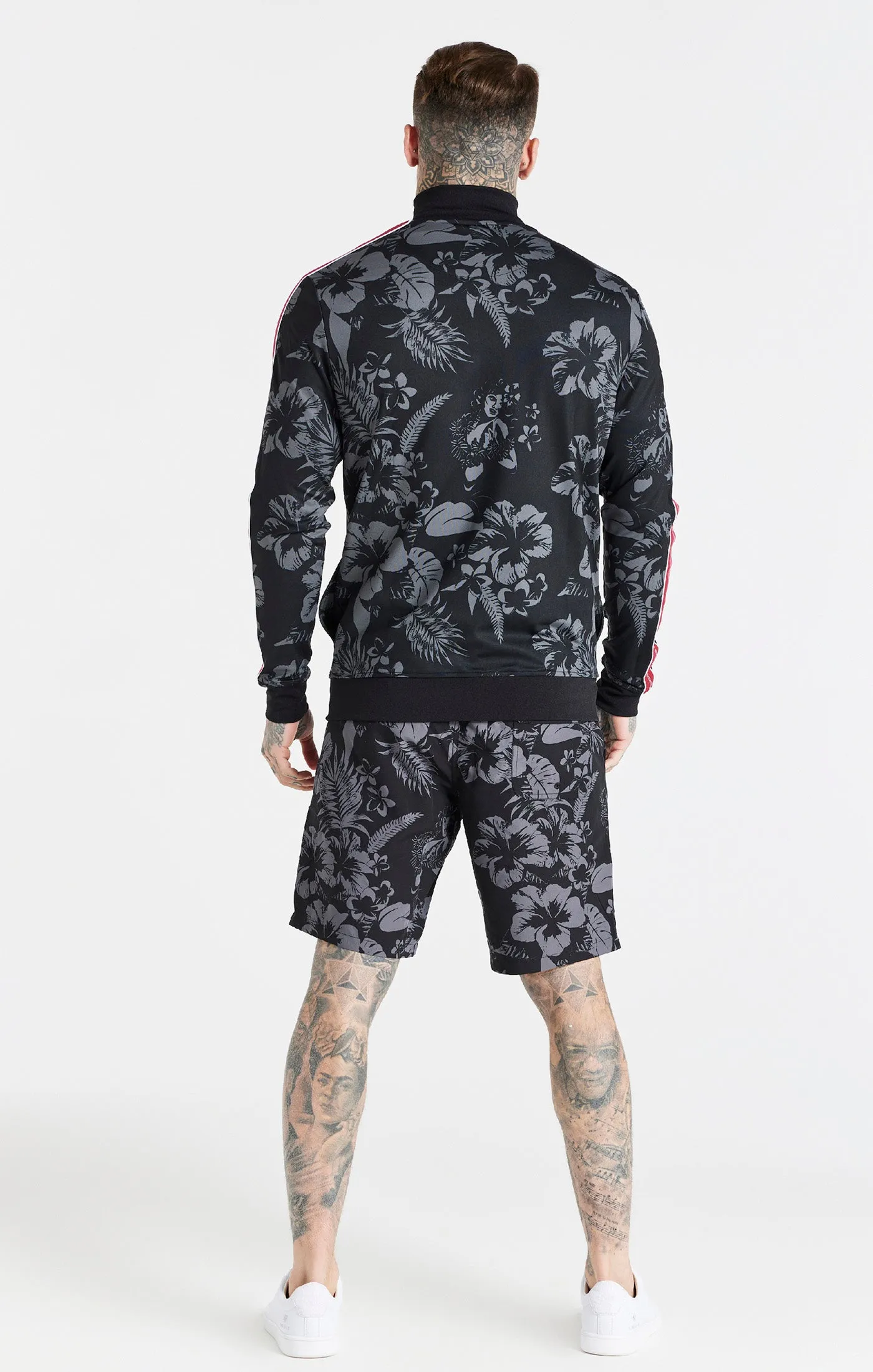 Black Status Funnel Neck Zip Through sold by Siksilk product image thumbnail 5