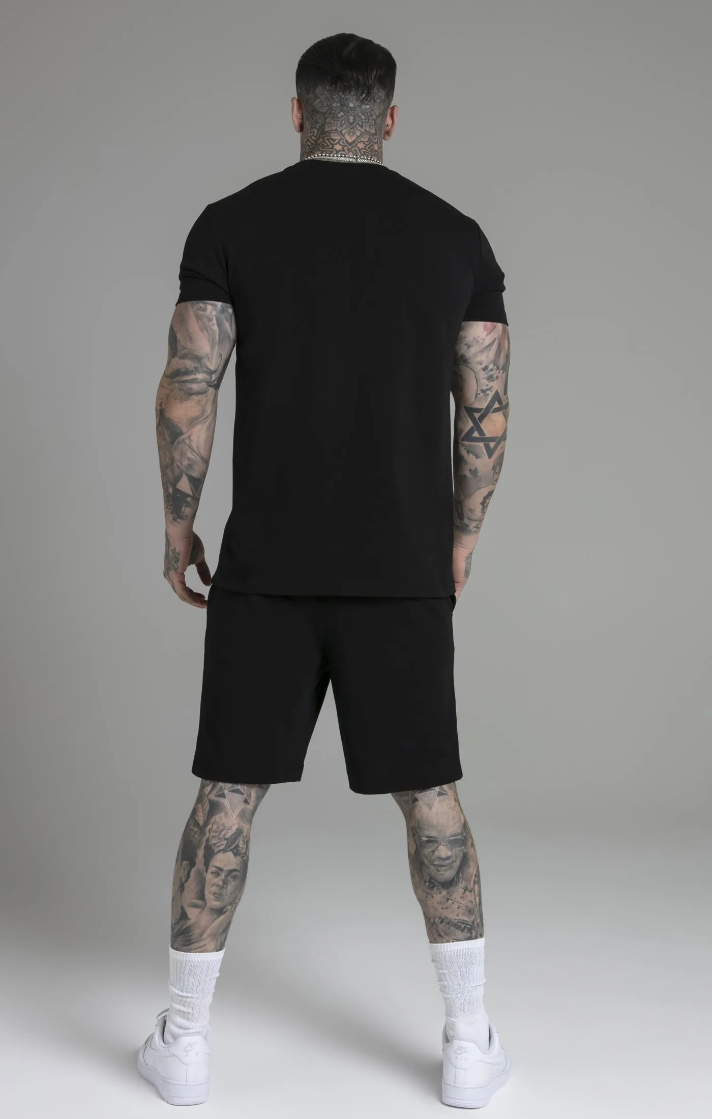 Black T-Shirt and Shorts Set sold by Siksilk product image thumbnail 5